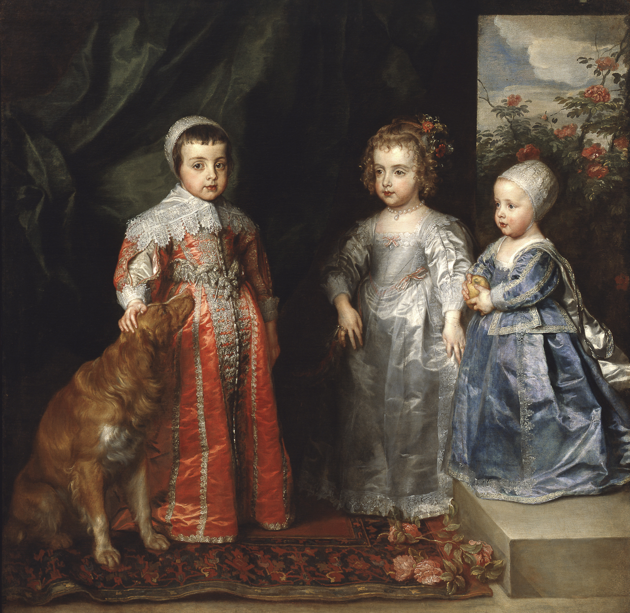 Anton Van Dyck, I tre figli maggiori di Carlo I