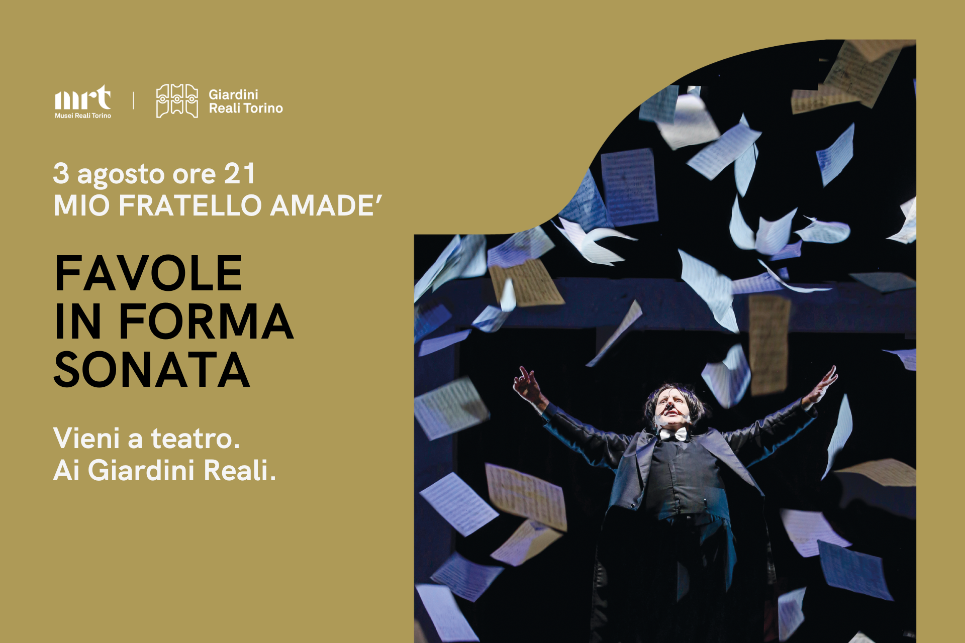 favole in forma sonata. MIO FRATELLO AMADE’