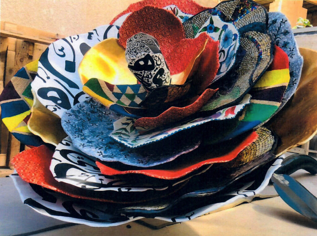 Installazione artistica Floral Tapestry of Craftsmanship