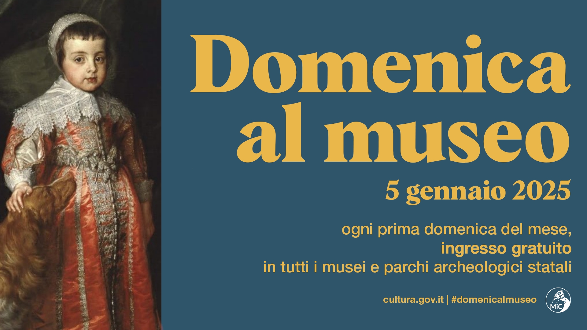 Domenica al museo. Ritorna il 5 gennaio l’ingresso gratuito ai musei dello Stato